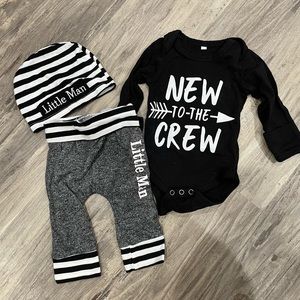 New to the crew outfit set